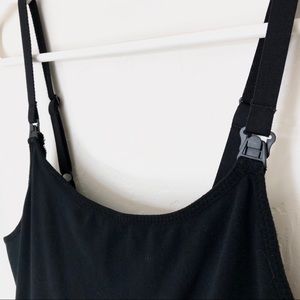 Black Nursing Tank